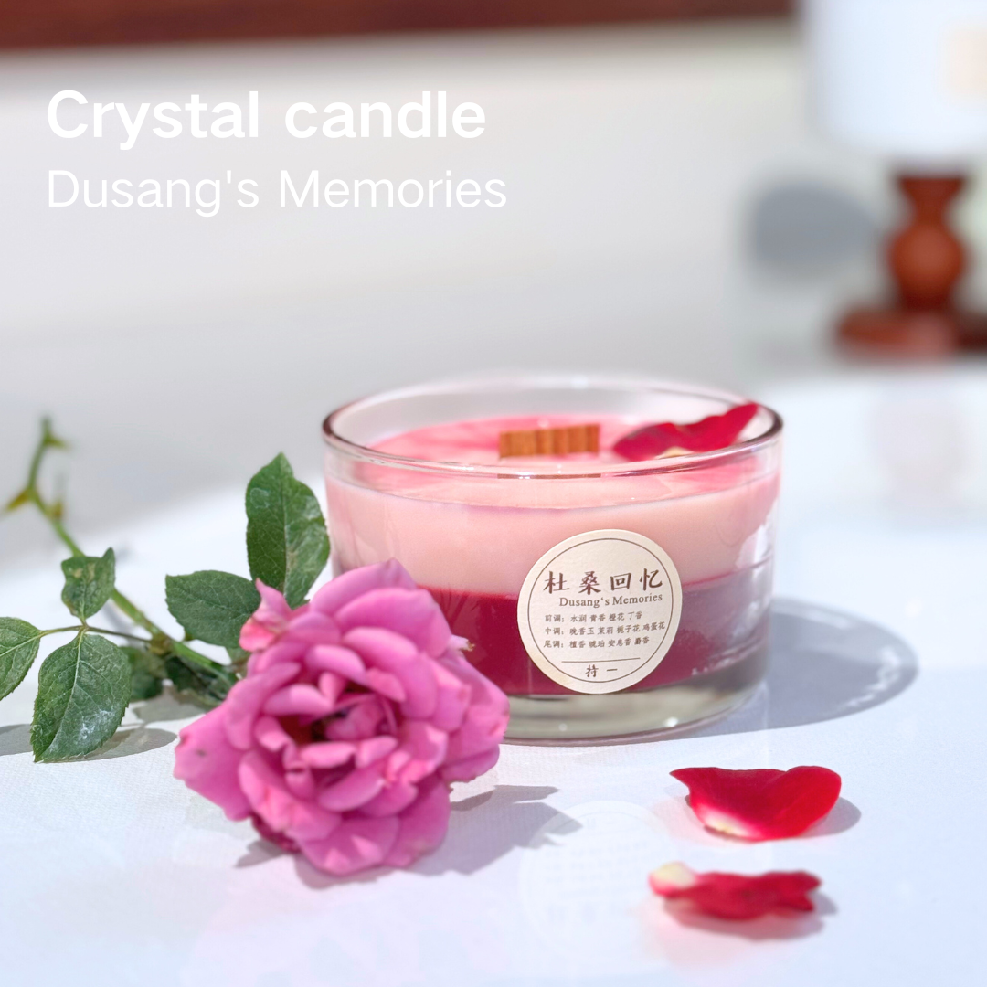 Dusang's memories -- love crystal  candle