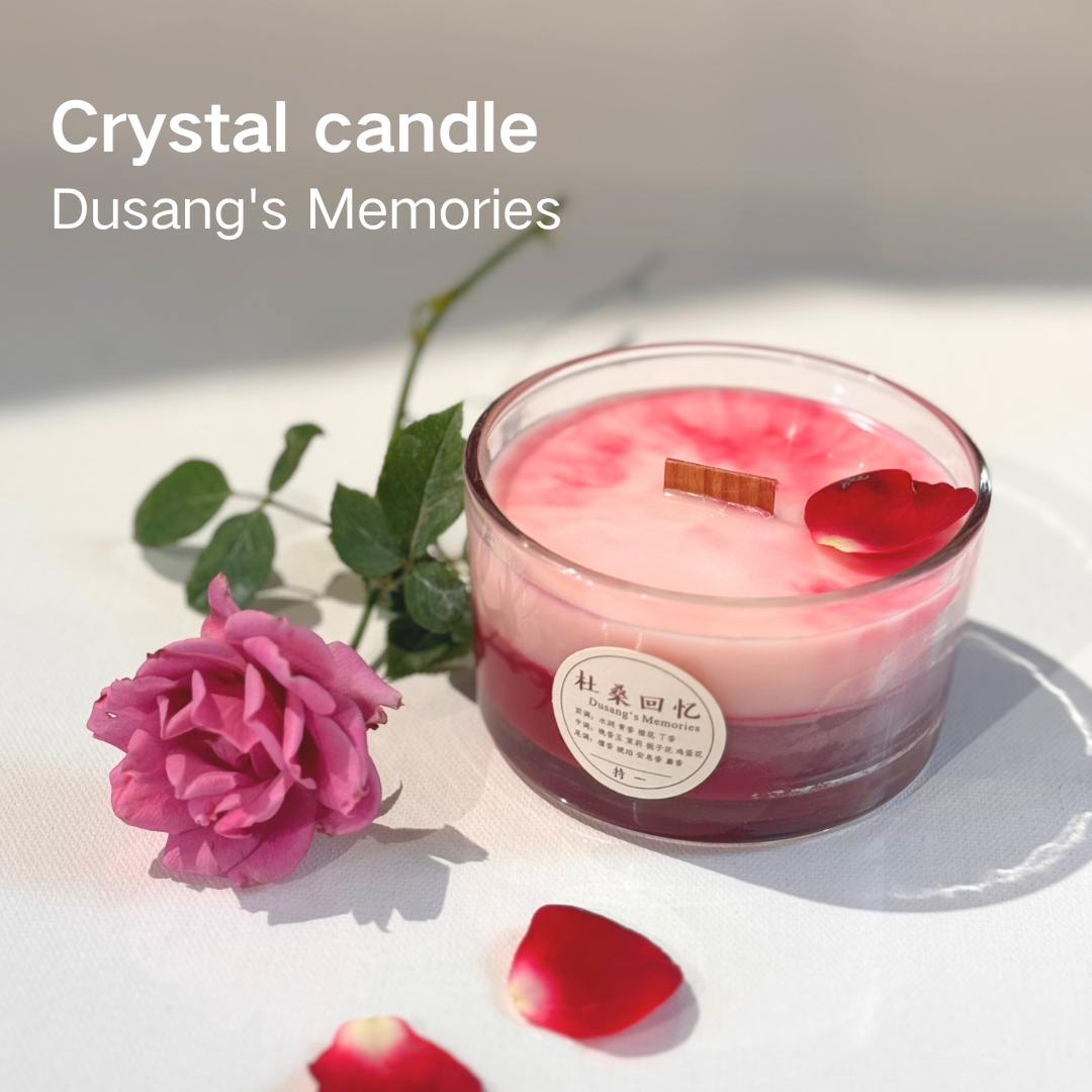 Dusang's memories -- love crystal  candle